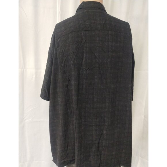 Batik Bay Men's Black Hawaiian Shirt/Button Up Sz3XB SKU3907 - Picture 2 of 9